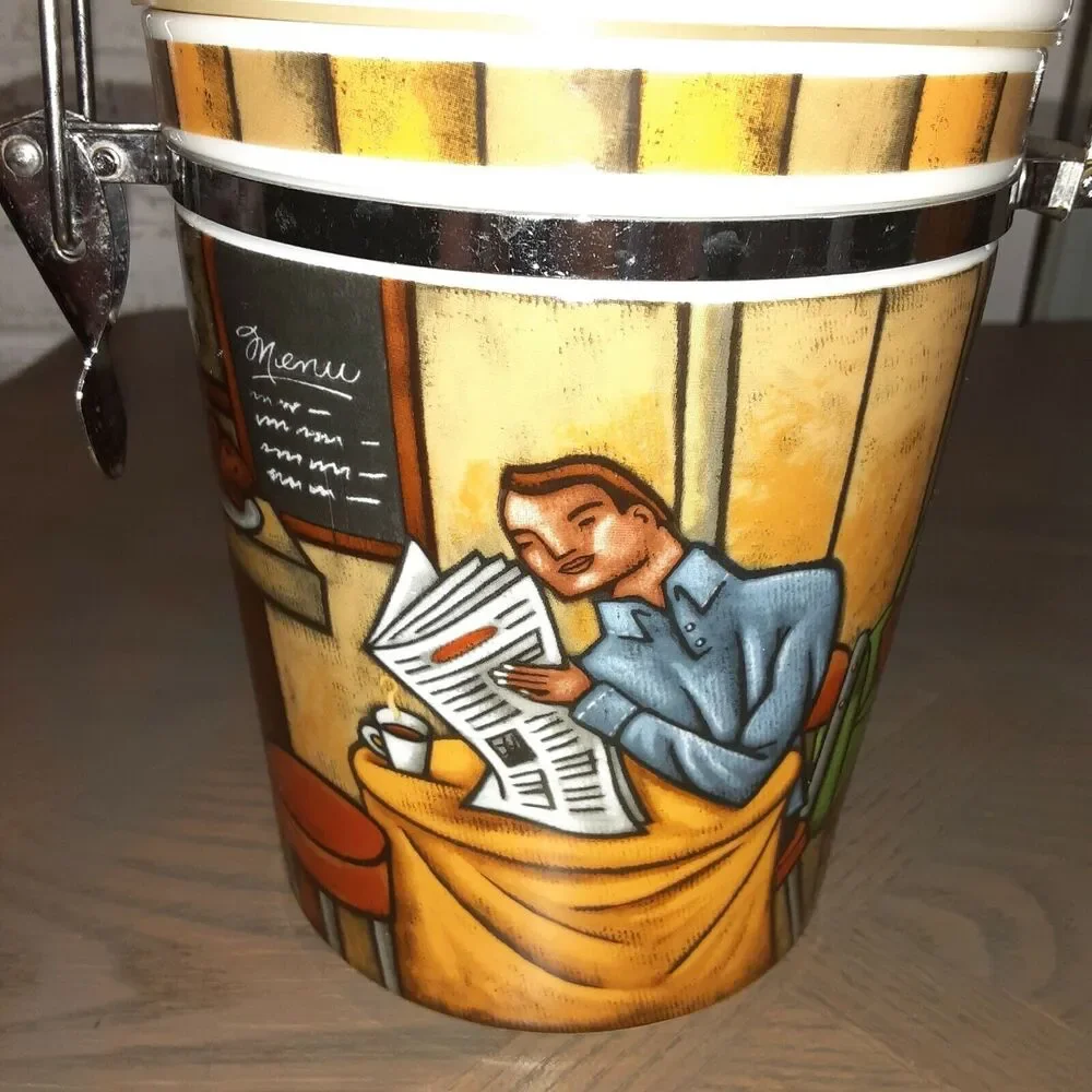 MSC Joie De Vivre Cafe Canister Art Deco Inspired